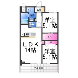 シャンピア堺の物件間取画像